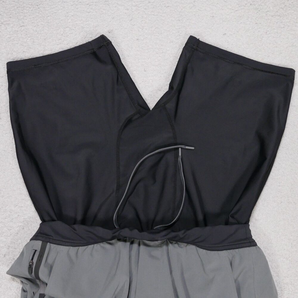 Ten Thousand Shorts Mens Large Gray Interval Athletic Lined 7" Inseam - Picture 7 of 11